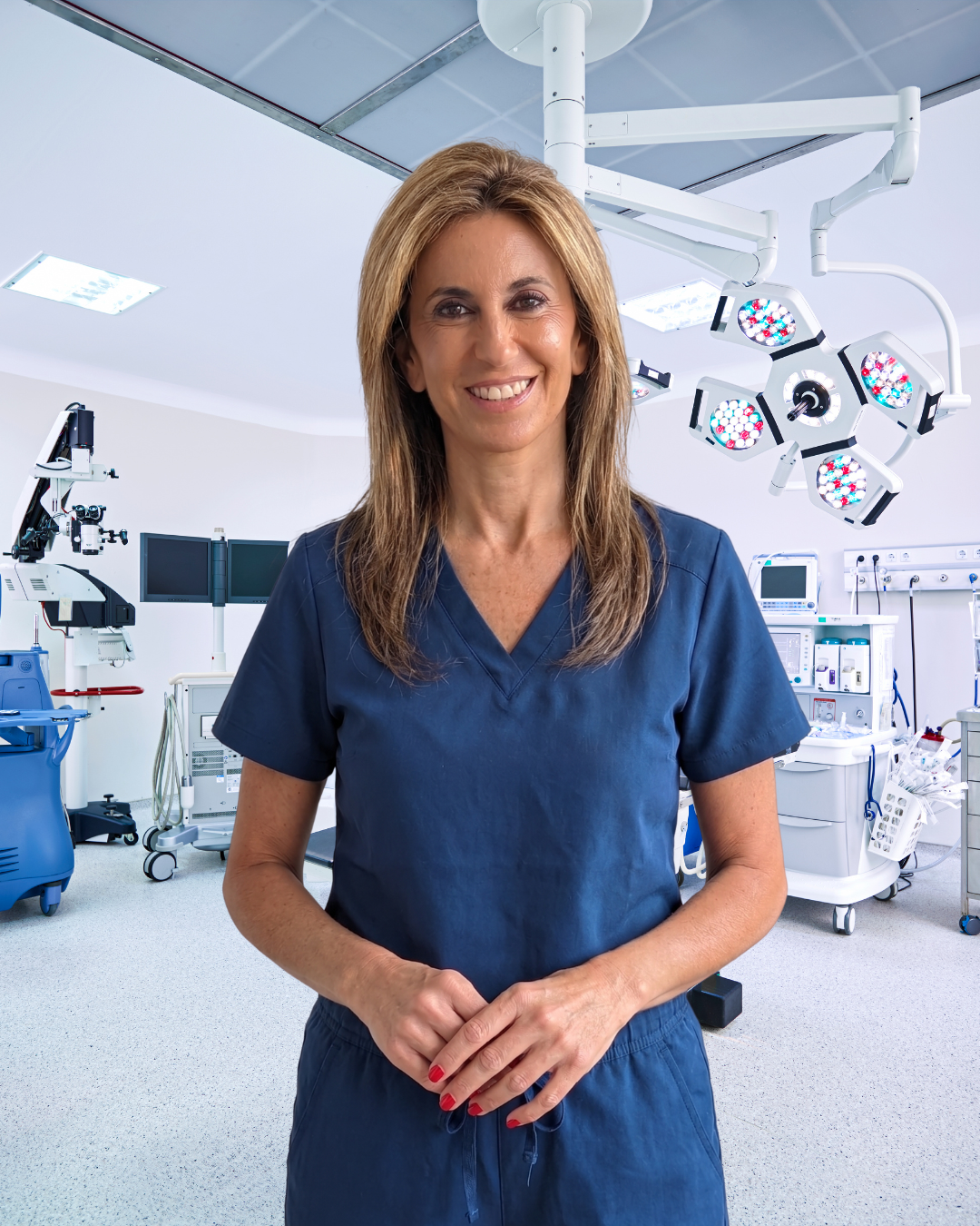DRA. ONANDÍA EN UN QUIRÓFANO